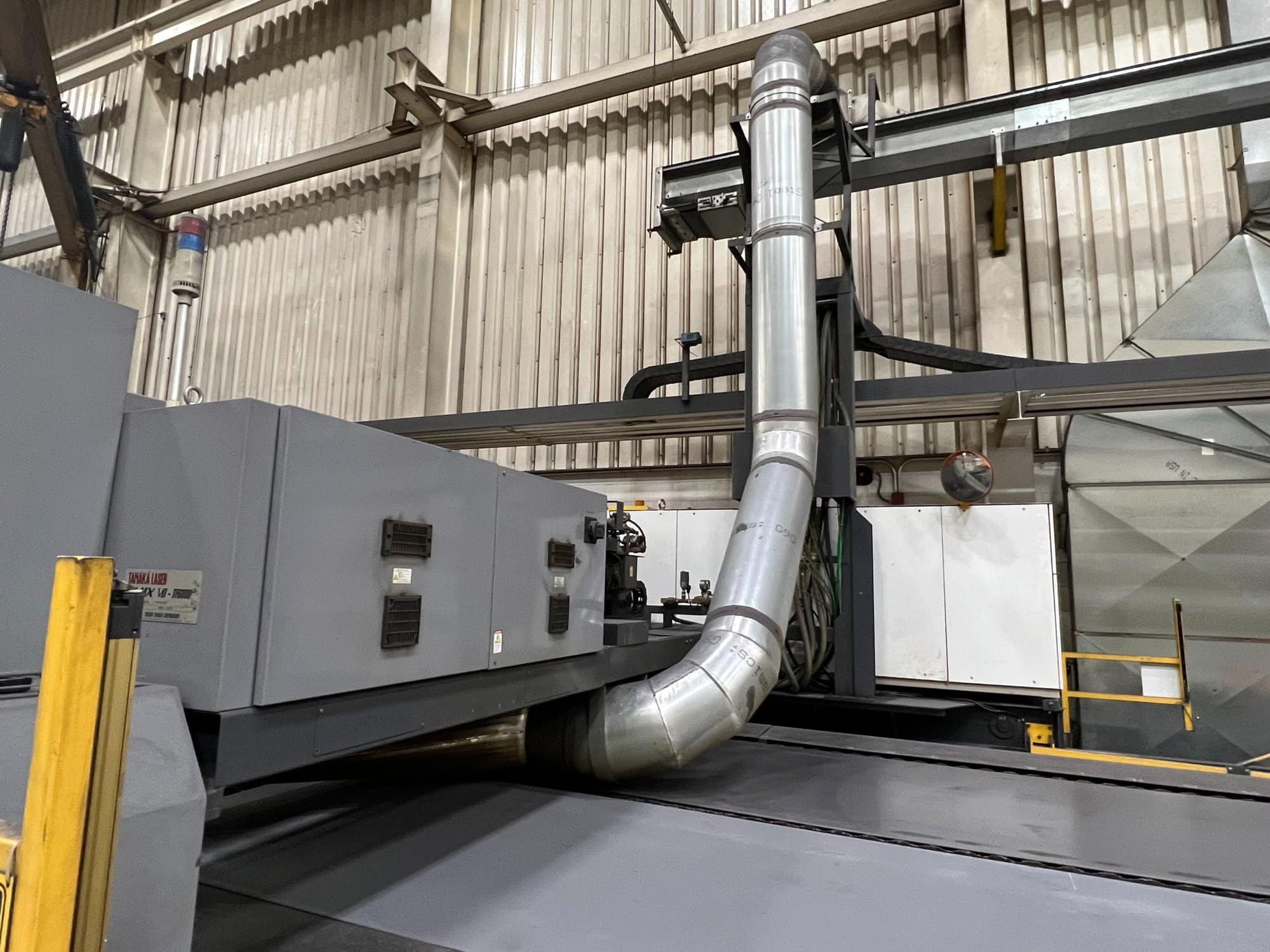 6000 Watt Tanaka LMX VII-TF6000 CO2 Laser, 2008 - 13' x 84' - Image 11