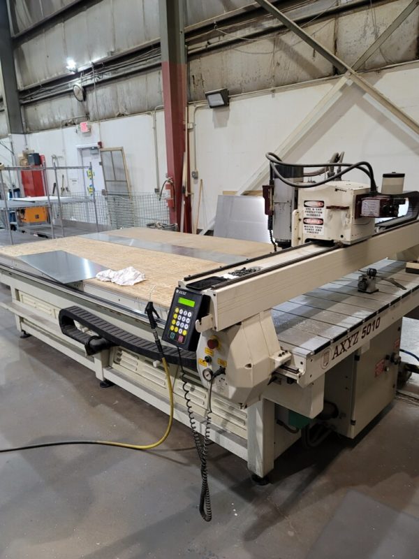 5' x 10' AXYZ 5010 CNC Router, 2008 - Vacuum Pump, Available ...