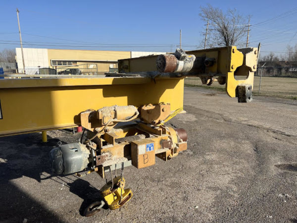 10 Ton 24' Dixie Overhead Underhung Bridge Crane - Hoist and Pendant Control Included - Image 2
