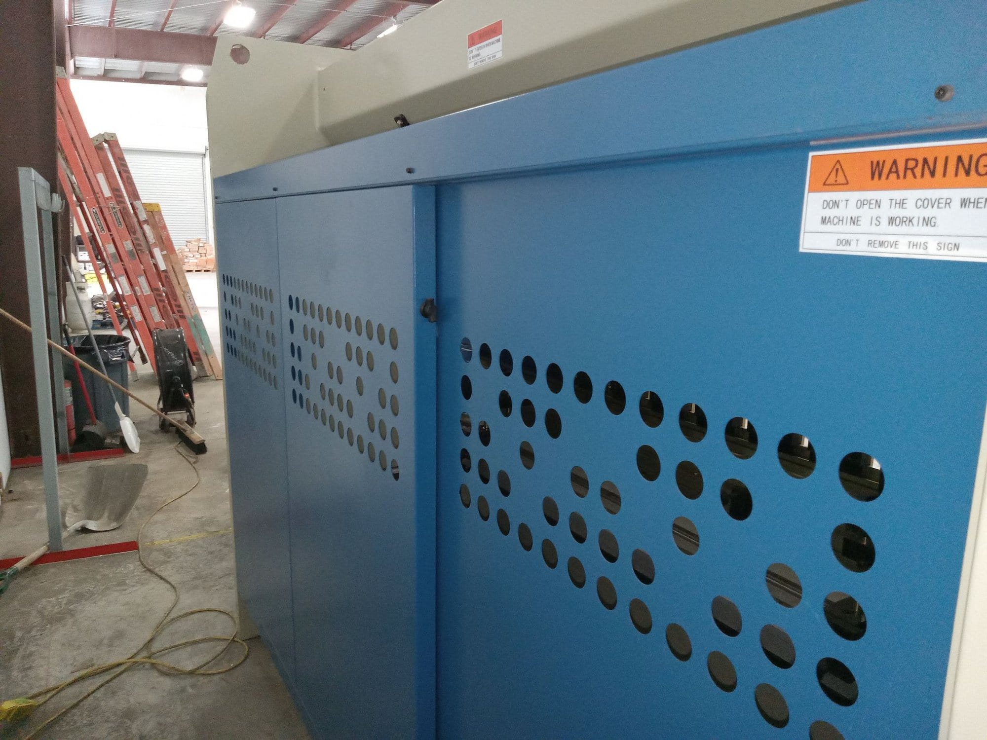 100 Ton x 10' Baileigh PPTK 100/30 CNC Press Brake, 2021 - YSD6000 CNC Controller, Never Powered Up. - Image 5