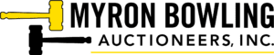 myron bowling auctioneers logo