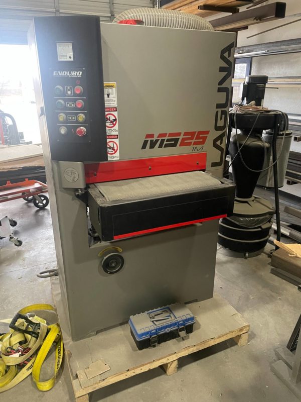 7.5 HP 25" x 60" Laguna MW25C Wide Belt Sander - 2021