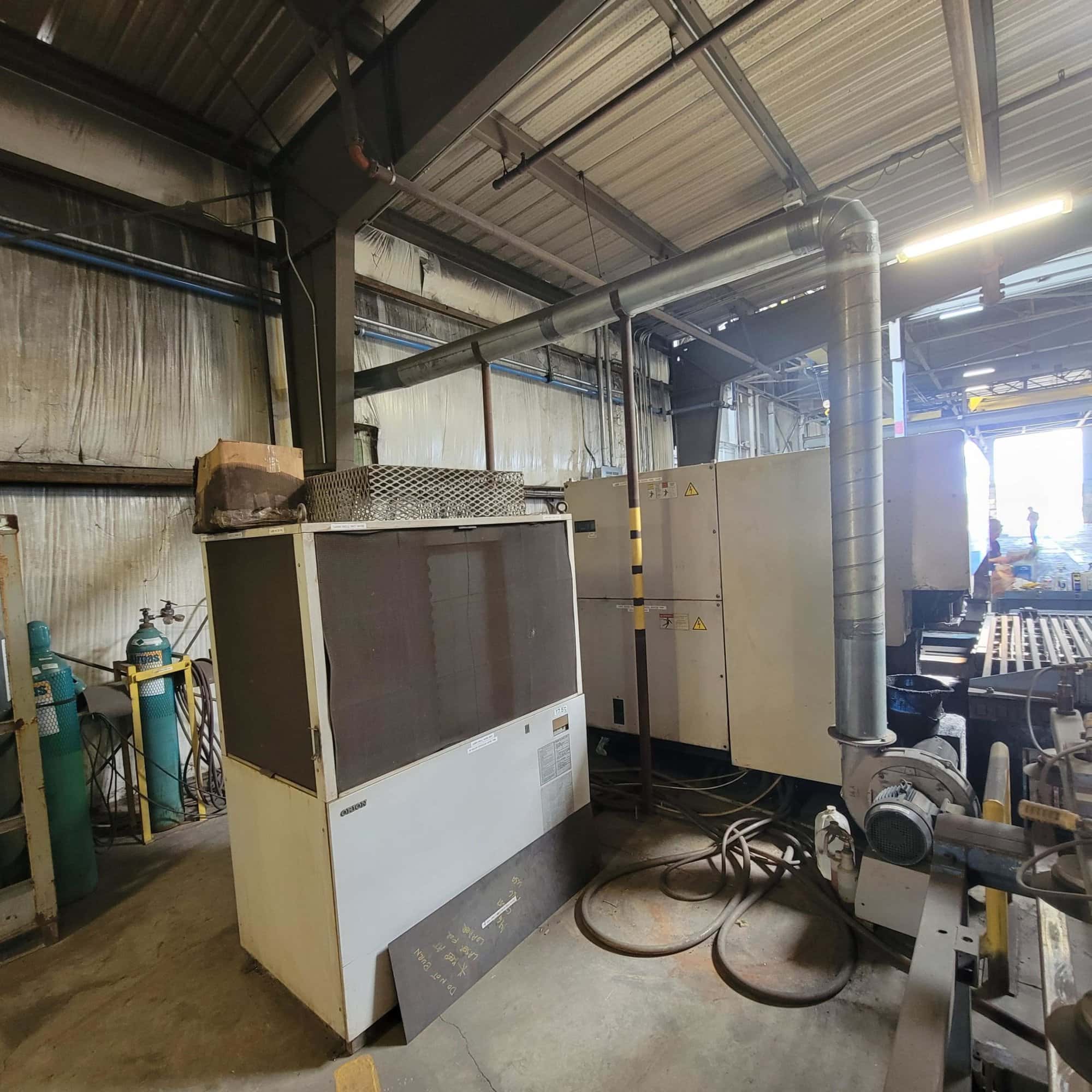 2000 Watt Mazak Super Turbo X510 CO2 Laser, 1997 - 5' x 10' Table