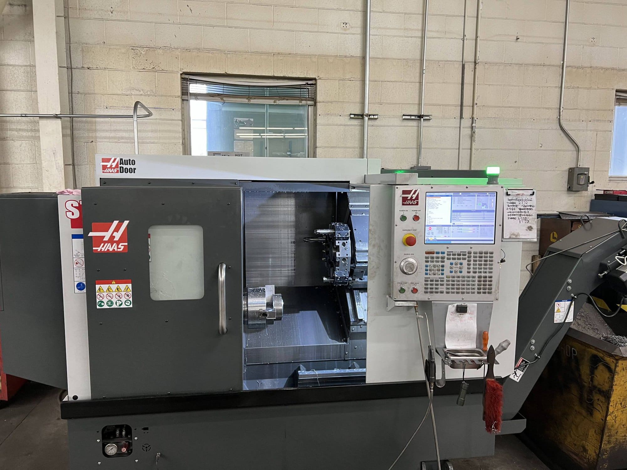 Haas ST-15 CNC Lathe, 2020 - Auto Door, Chip Conveyor, Low Hours ...