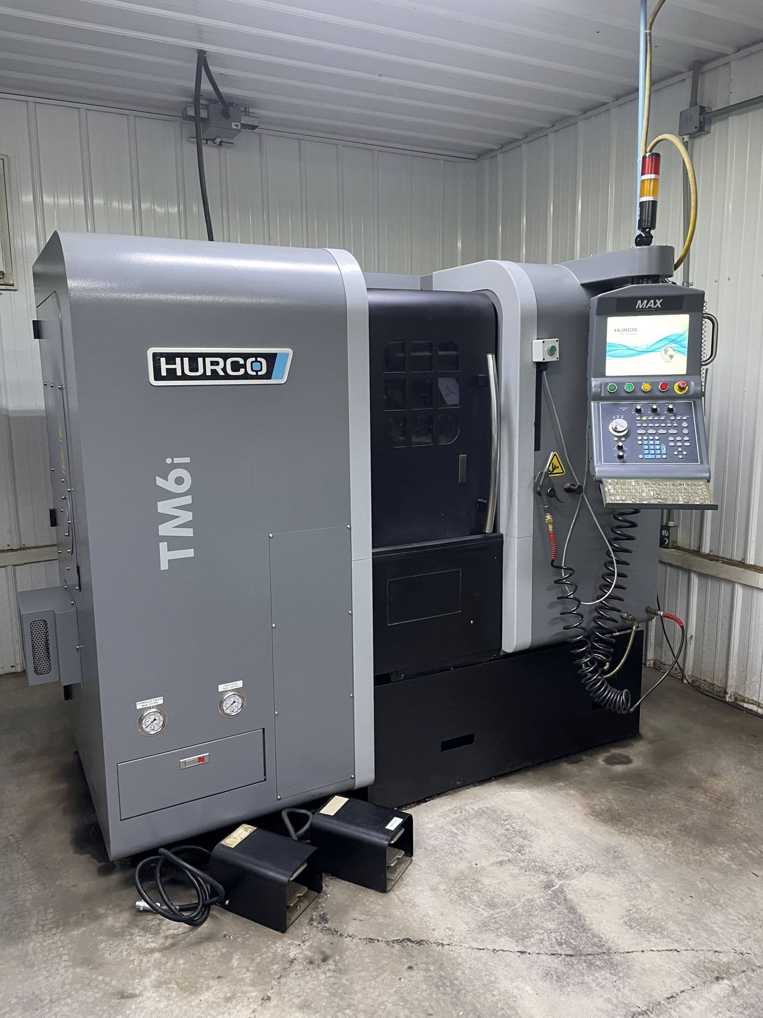 HURCO TM 6i CNC LATHE 2015 WinMax Tailstock Low Hours Revelation