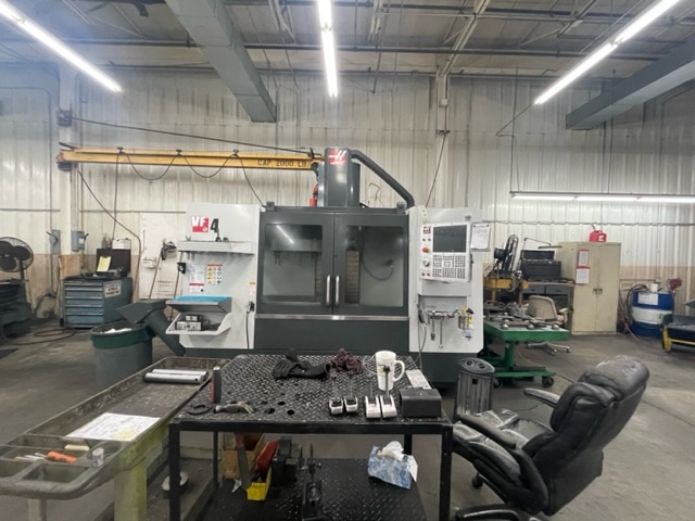 Haas VF-4 VMC, 2022 - Probing System, TSC, Available Immediately ...