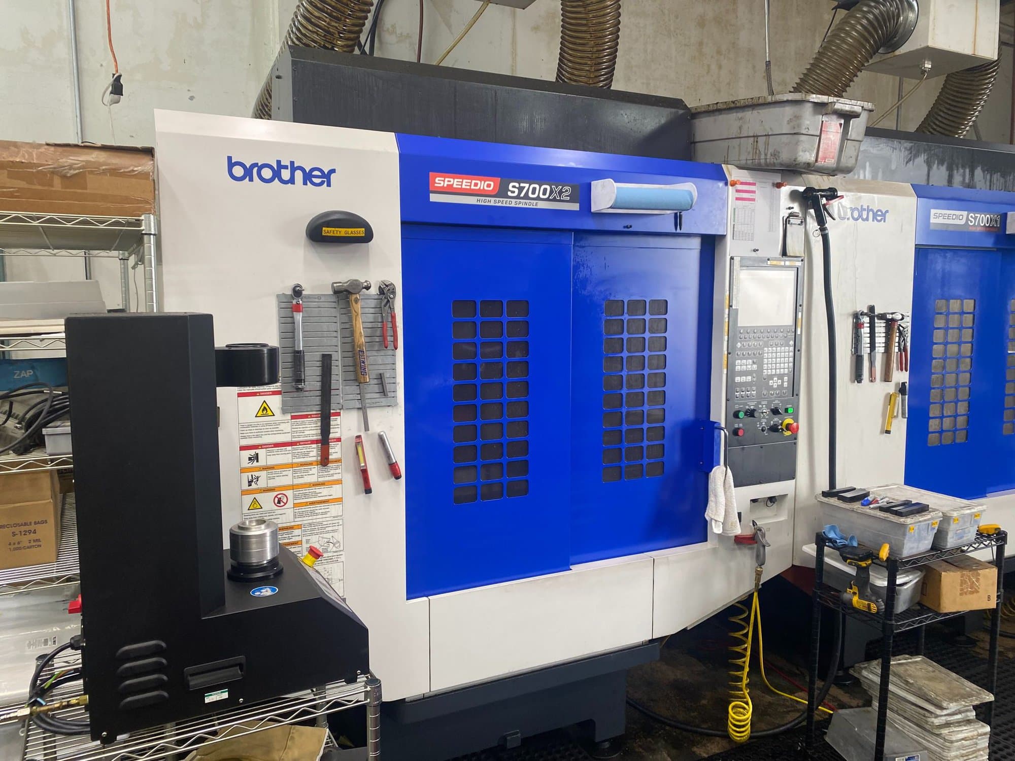 Brother Speedio S700X2 VMC, 2020- 27k RPM Spindle, Tool Setter - Revelation  Machinery