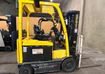 5000 pound hyster e50xn33 electric forklift for sale