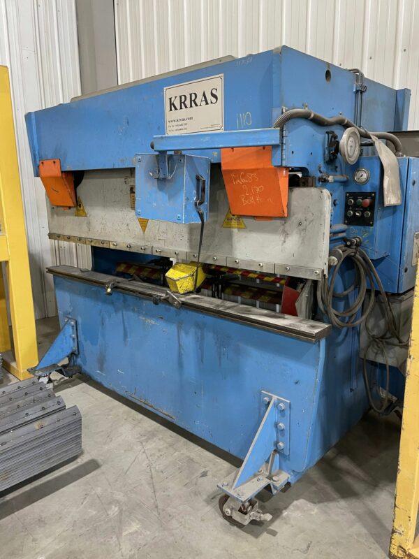 75 Ton x 8' Krras Bend 70.25 CNC Press Brake, 2007 - Very Clean, Light ...