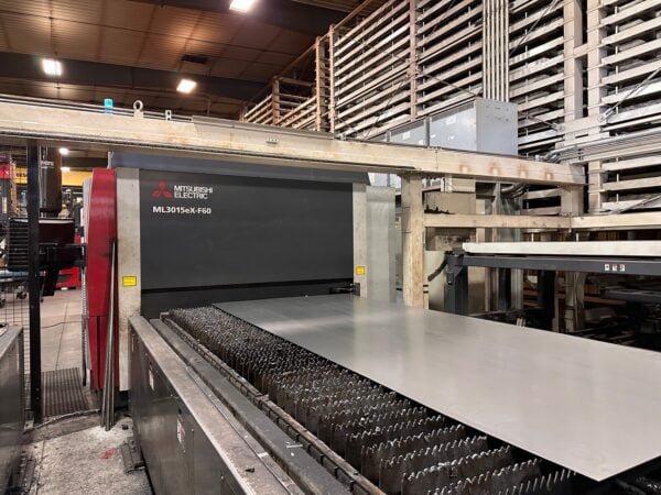 6,000 Watt Mitsubishi ML3015 EX-F60-D 6kw Fiber Laser, 2018 - 5' x 10' Tables - Image 8