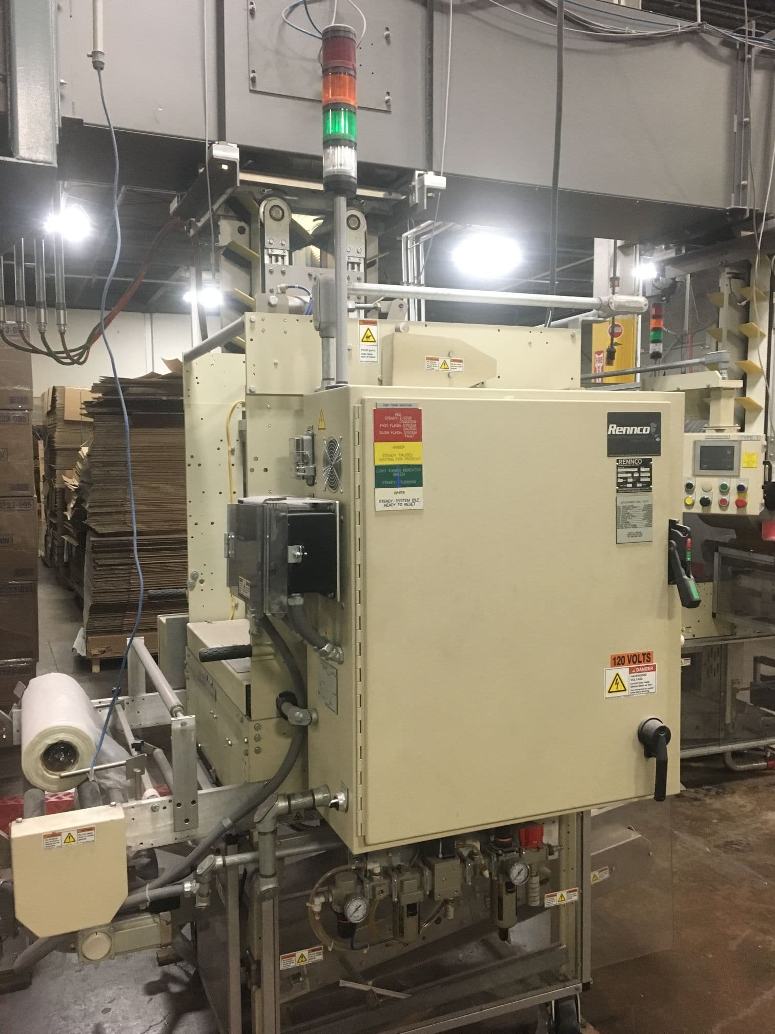 Rennco SemiAutomatic Vertical LBar Sealer Model 301, 2010