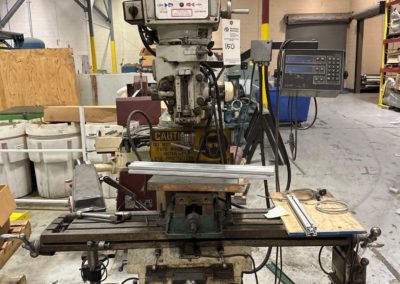 vectrax model gs16v vertical knee milling machine with dro