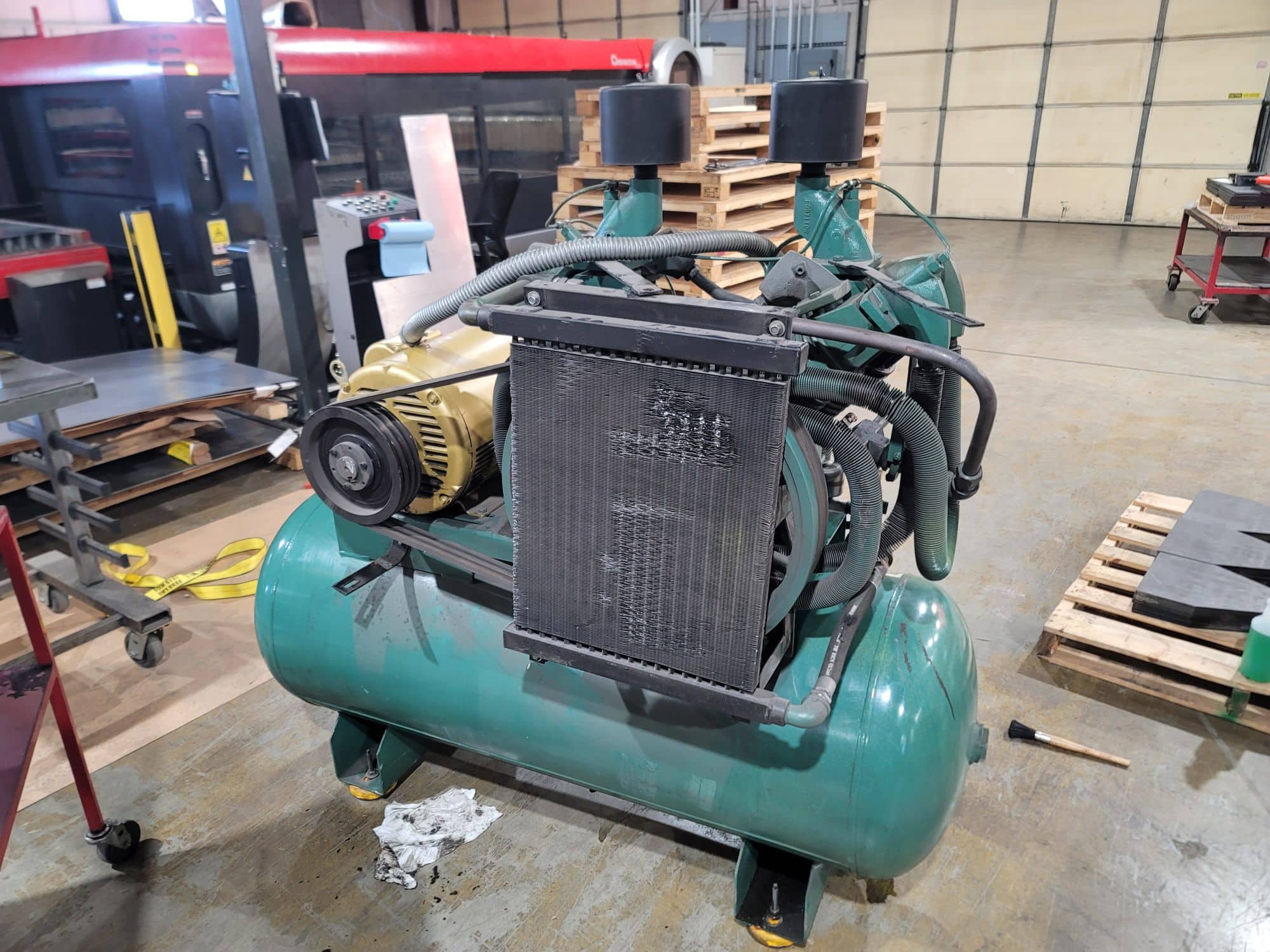 25 Hp Champion Advantage Reciprocating Air Compressor Hra25 12 1997