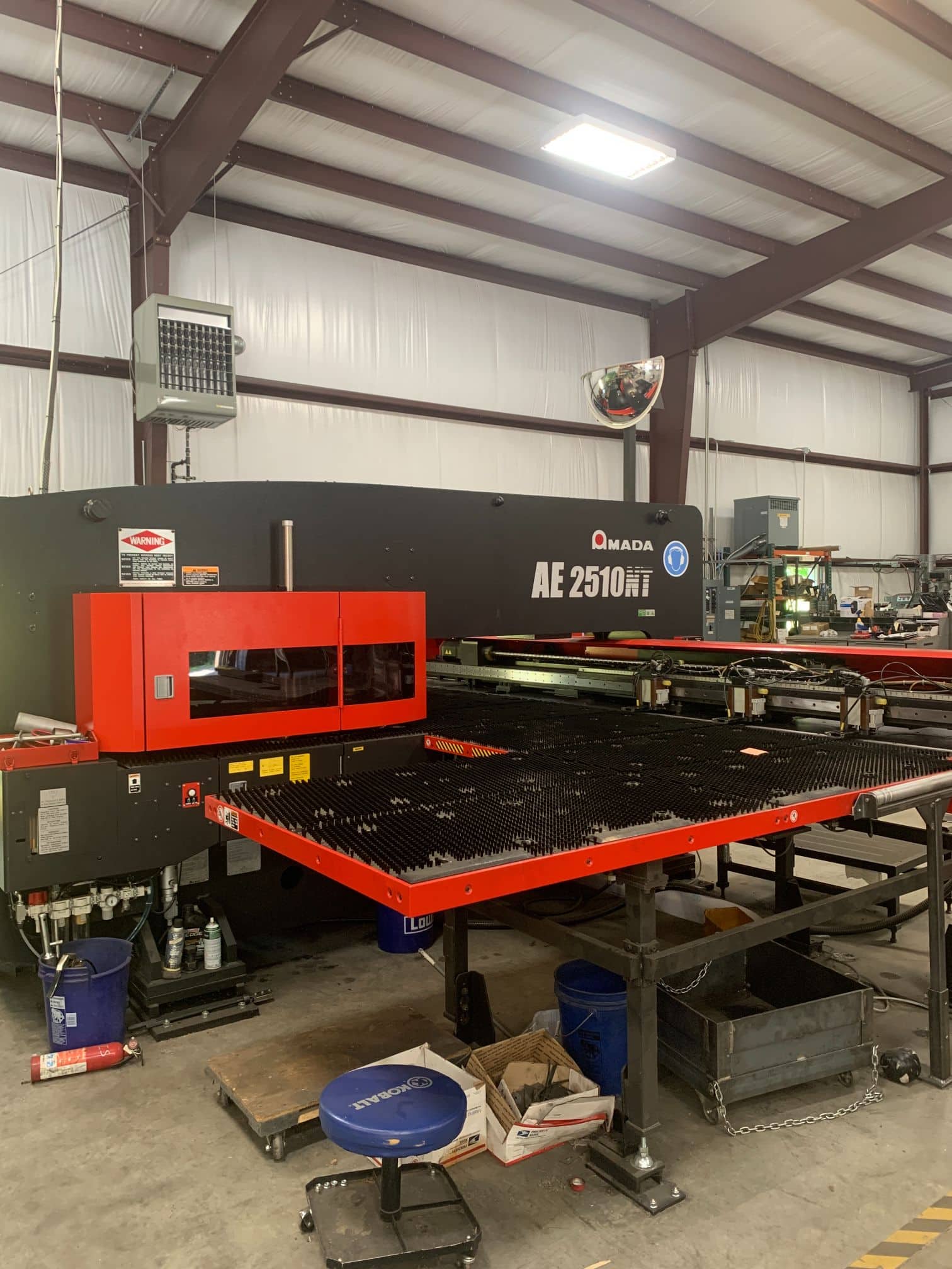 22 Ton Amada AE-2510NT CNC Turret Punch, 2020 - Low Hours - Revelation ...