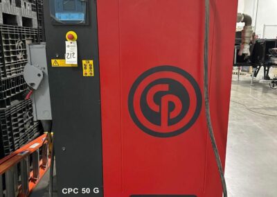 chicago pneumatic model cpc50g air compressor