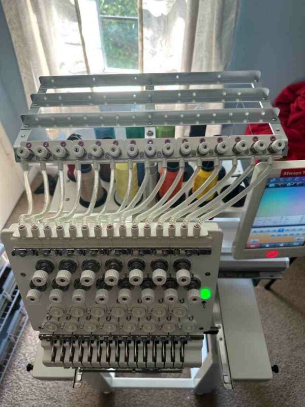 15 Head Avance 1501C Commercial Embroidery Machine
