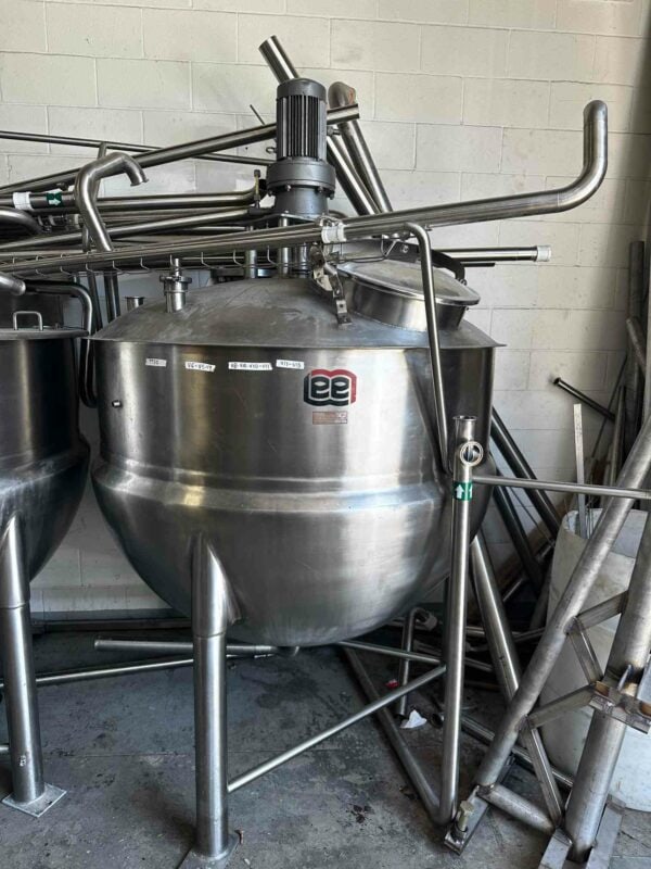 Lee S/S Kettles, 250 Gallon, Dual Action Agitation with Scrappers