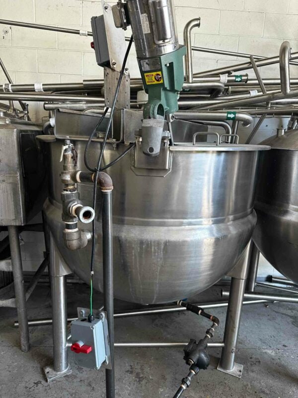 Lee S/S Kettles, 250 Gallon, Dual Action Agitation with Scrappers