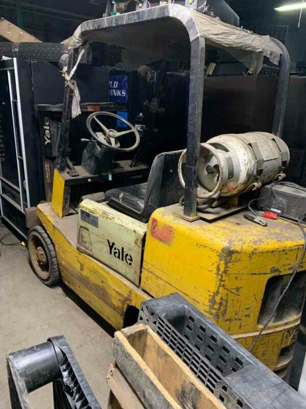 6000 Lb Yale GLC060RCJUAV059 Propane Forklift ~1,250 Hours