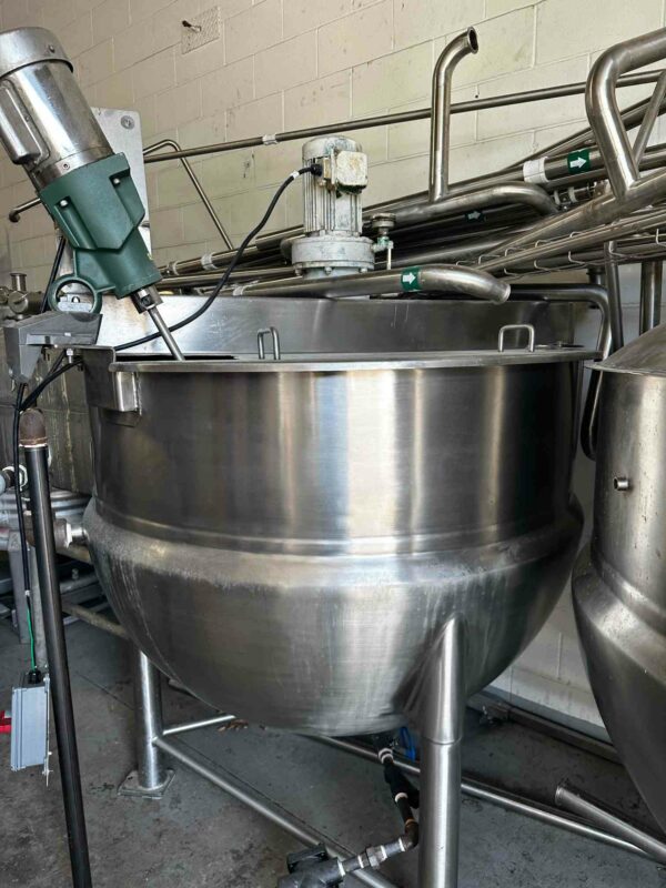 Lee S/S Kettles, 250 Gallon, Dual Action Agitation with Scrappers