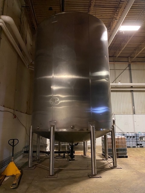 16,300 Gallon Feldmeier Vertical Stainless Steel Tank