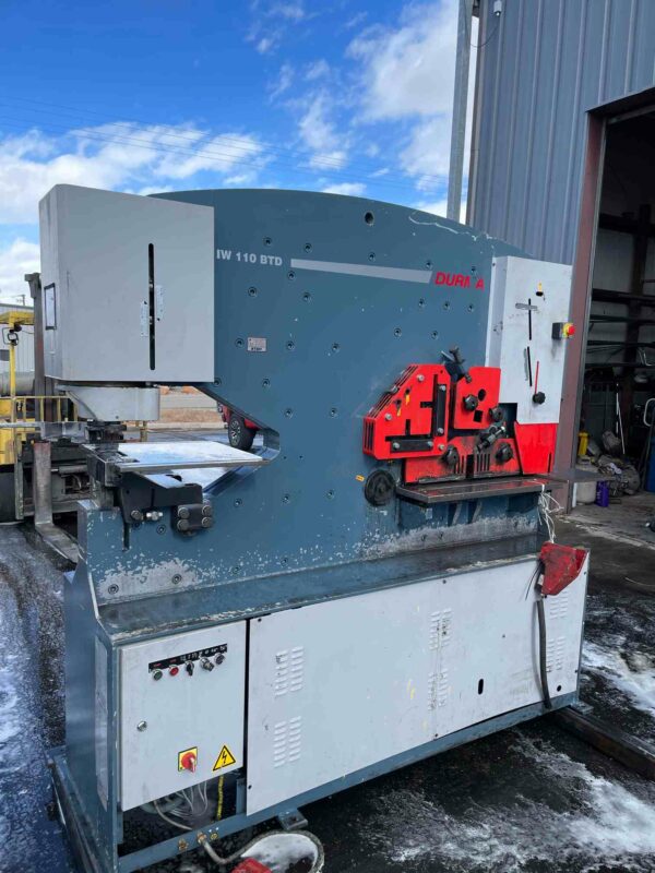 121 Ton IW-110 BTD Durma Ironworker