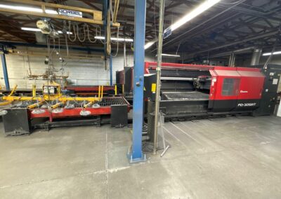 2005 4000w amada c02 laser with donaldson torit dust collector
