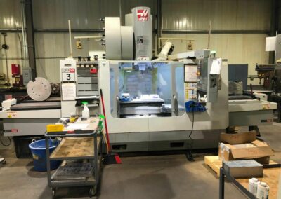 2008 haas vf-3ss vertical machining center with apc 5 axis dual hrt210 rotary tables
