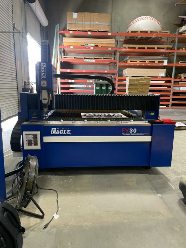 3,000 Watt Eagle EV-30 Fiber Maxphotonics Laser Cutting Machine