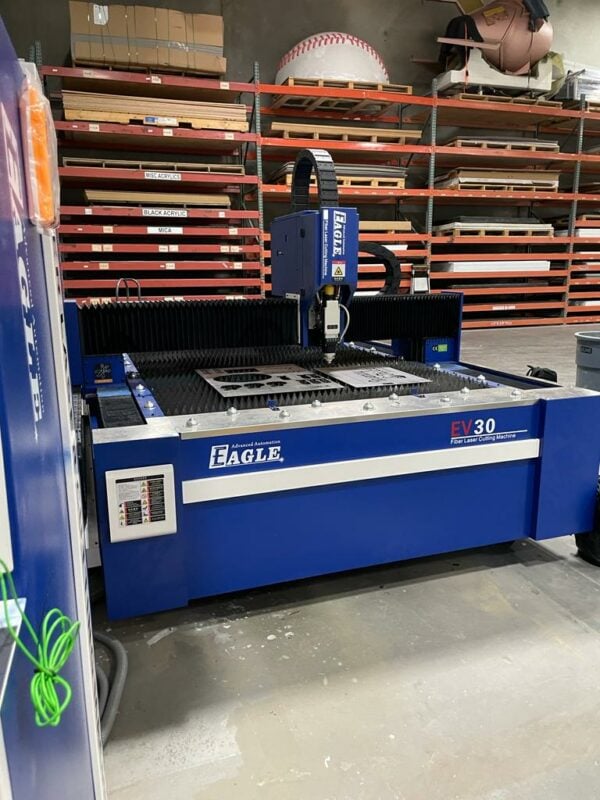 3,000 Watt Eagle EV-30 Fiber Maxphotonics Laser Cutting Machine