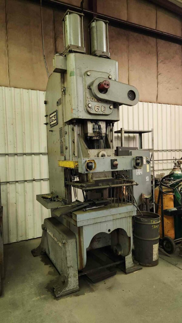 60 Ton USI Clearing Torc-Pac O.B.I Punch Press