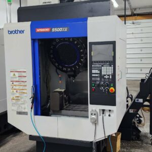 Brother S500X2 4-Axis CNC Drill Tap VMC