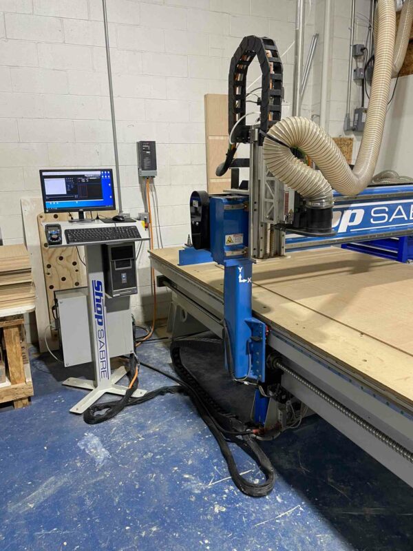 5'x8' ShopSabre Pro 408 CNC Router, 2020 - ATC, Vacuum Table, Becker ...