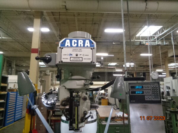 Acra AM-2V Vertical Milling Machine