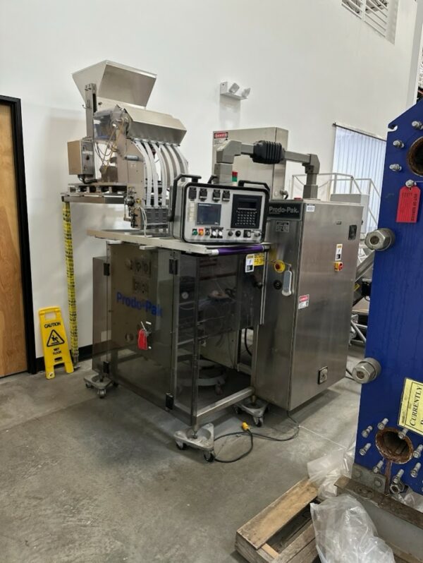 PRODO-PAK RV215-CSW-6 Vertical Form Fill and Seal Packaging Machine