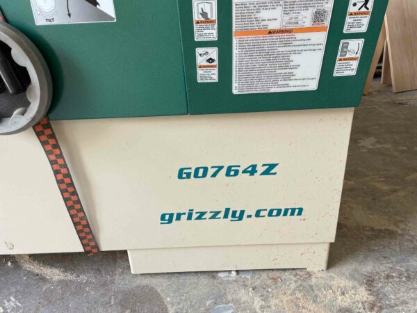 14" Grizzly G0764Z Table Saw with 14" x 126" Sliding Table