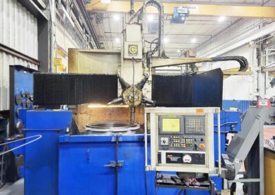 giddings and lewis 60 inches vtl with fanuc 21-it cnc control