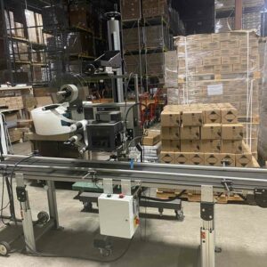 CTM 3600A Labeling System with 16" x 8' Conveyor