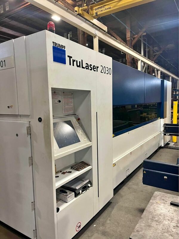 4000 Watt Trumpf TruLaser 2030 Fiber Laser