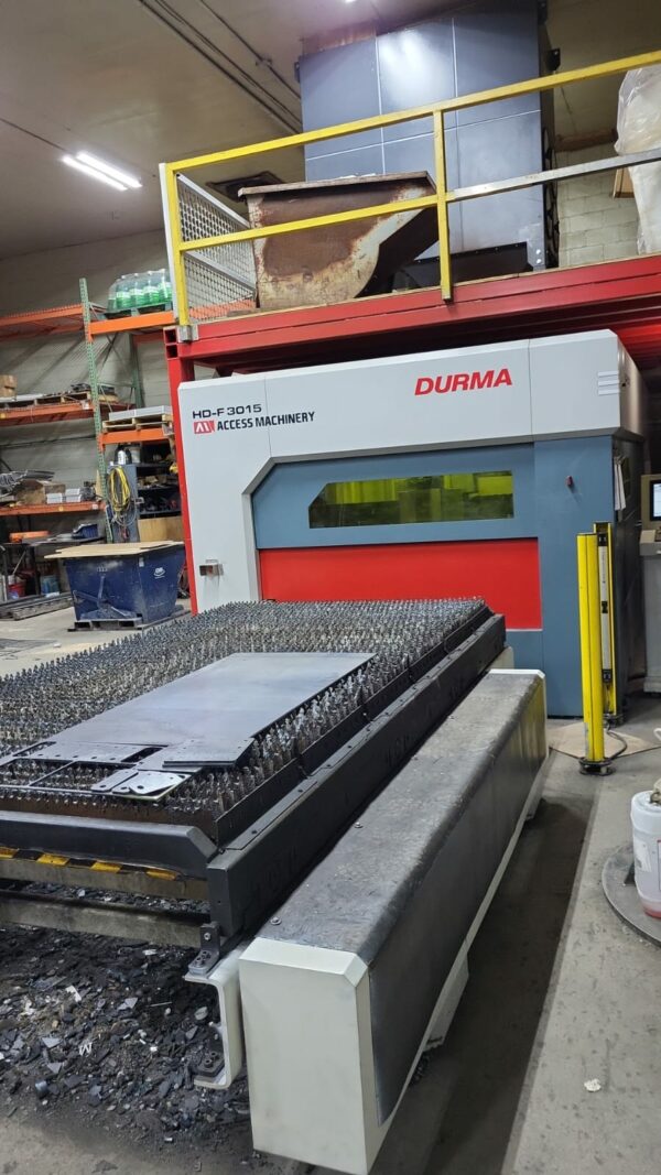 12,000 Watt Durma HDF 3015 Fiber Laser
