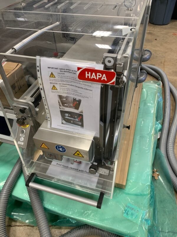 Hapa 800 Webjet LUV DOD Inkjet Foil Printer H-837-T-1C-LR, 2017 - Image 3