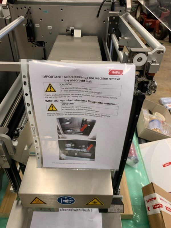Hapa 800 Webjet LUV DOD Inkjet Foil Printer H-837-T-1C-LR, 2017 - Image 16