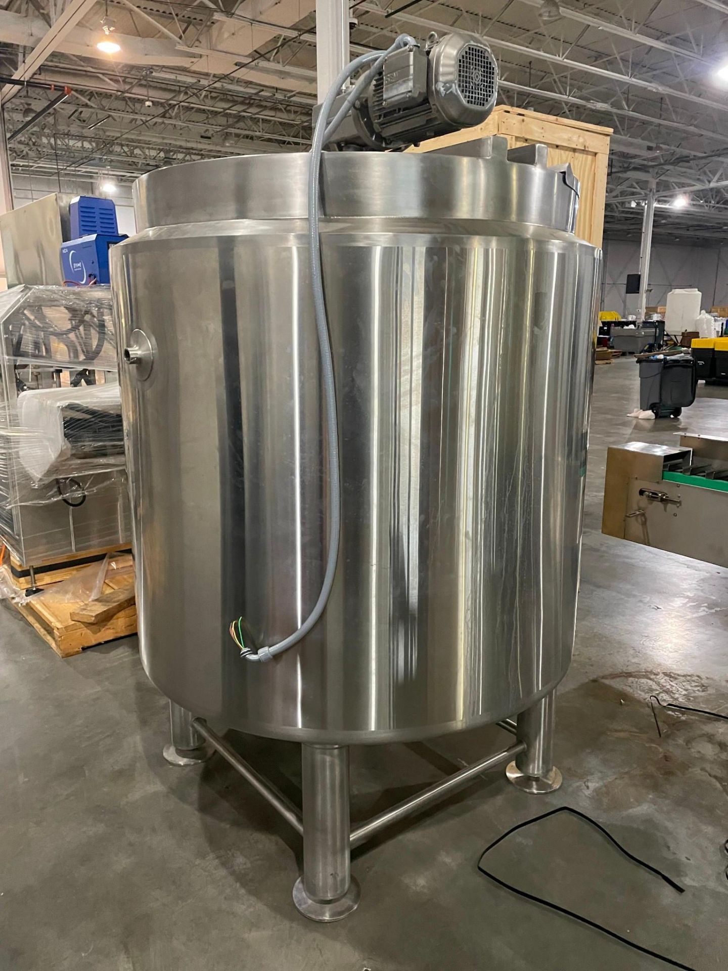 cedarstone industry 400 gallon stainless steel sterile mixing tank
