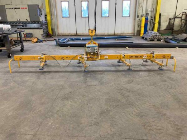 8' x 20' x 1,200 lbs Anver VPF 57 Sheet Lifter With L120M8 -1904/44 Frame