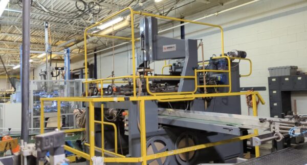 Emmeci MC 92 HSB (DX) Fully Automatic Rigid Box Line, Right-Hand Wrapper Discharge