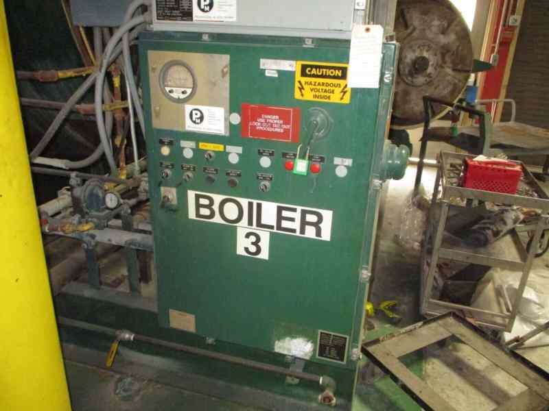 Johnston Boiler Co. PFTA800-4-200S Natural Gas Boiler, 1993 ...