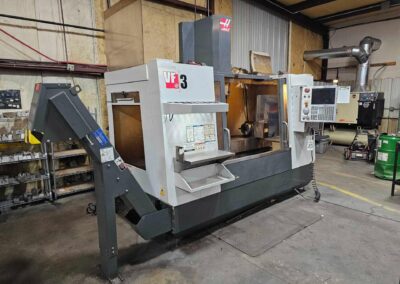 2011 haas vf-3 vertical machining center with haas 4th axis wips