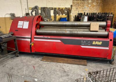 2015 davi mca2527 plate bending roll five eights in x 8ft - 4 roll