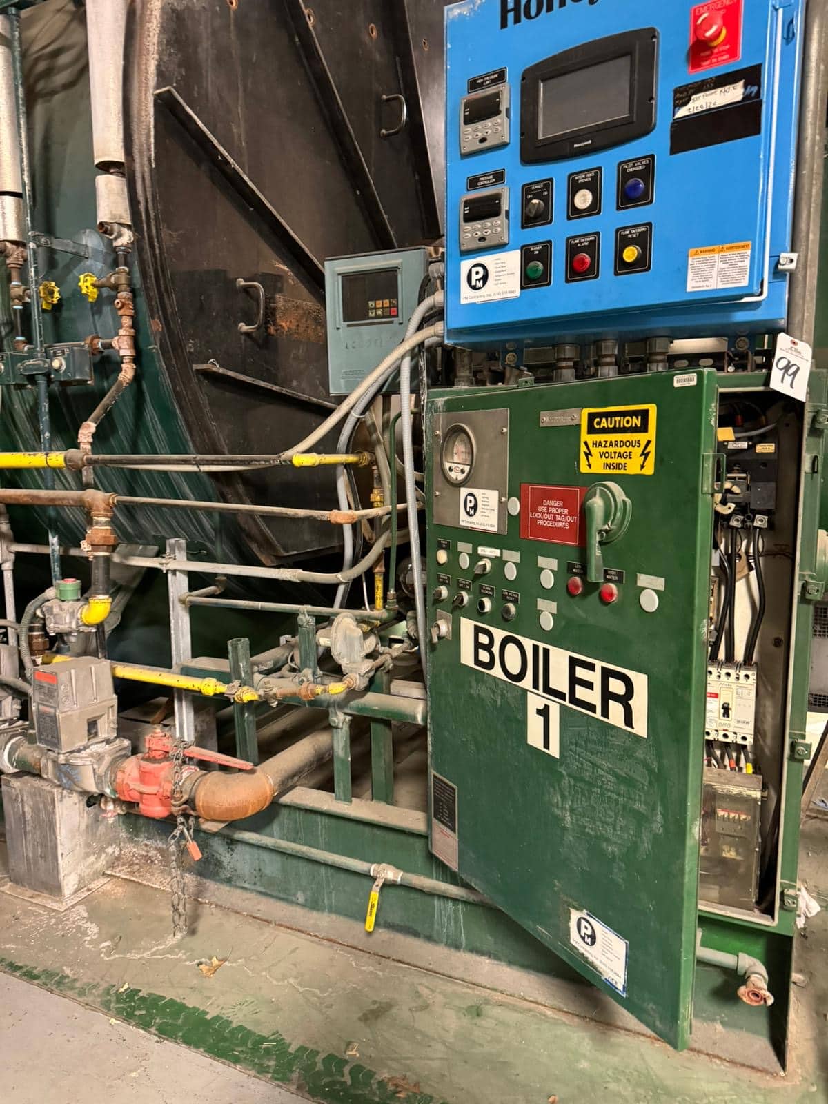 Johnston Boiler Co PFTA800-4-200S Fuel/Natural Gas Boiler #1, 1993 ...