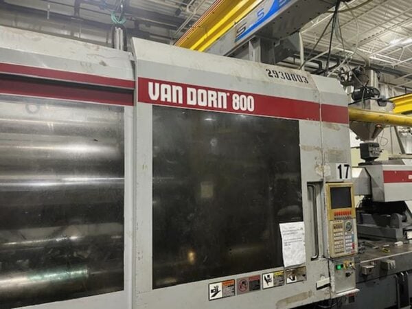 730 Ton 59.2oz Capacity Van Dorn 730HP2600-0025 Injection Molding Machine